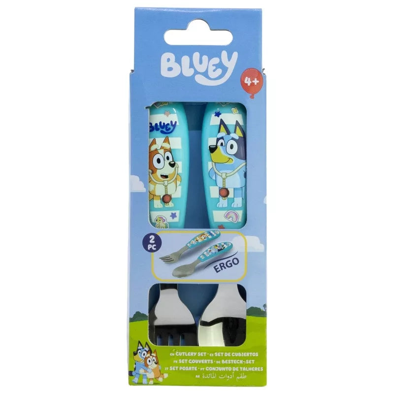 Bluey Metall ergonomisches Besteckset - 2-teilig