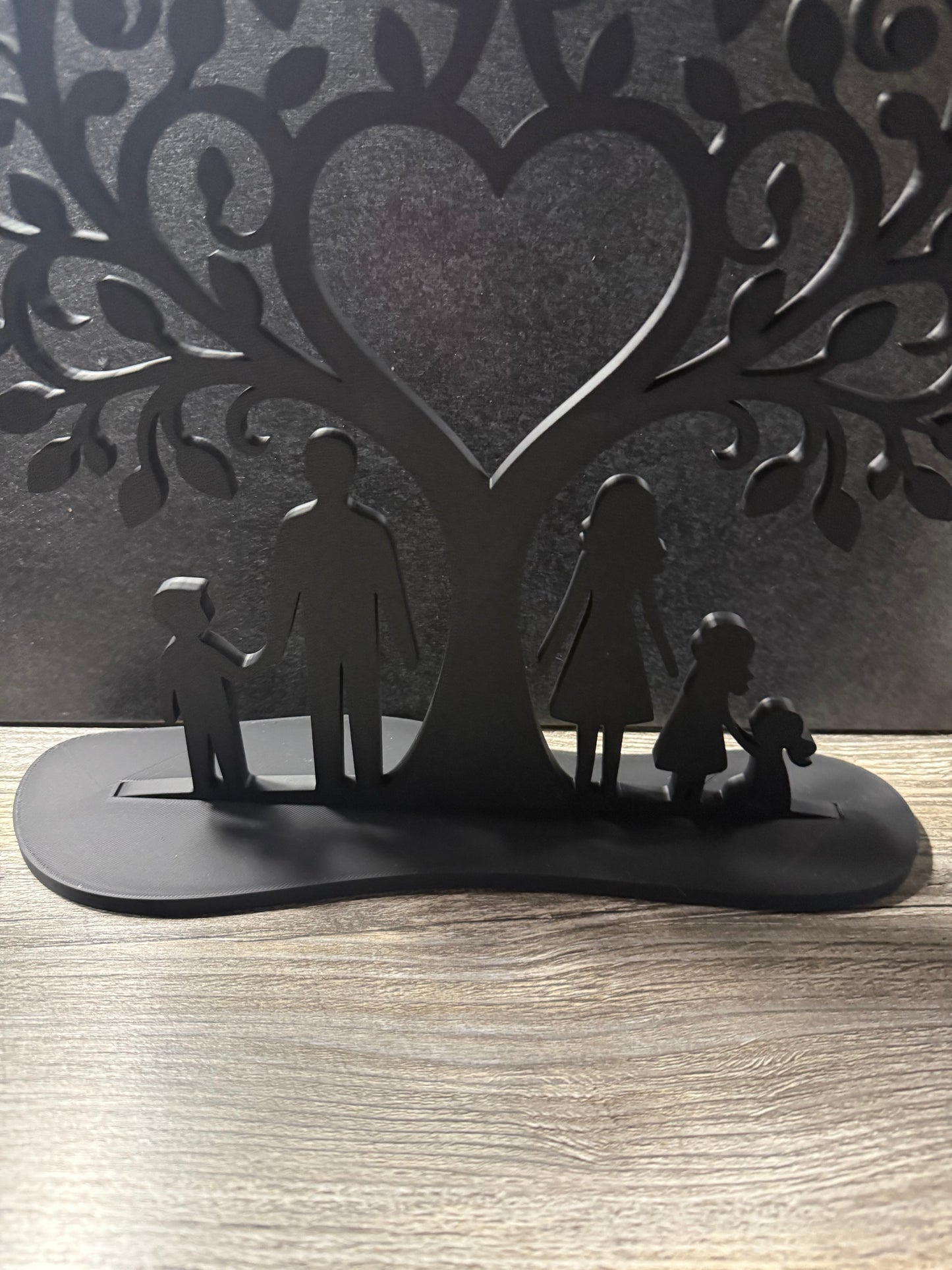 Schattenbaum mit Personen