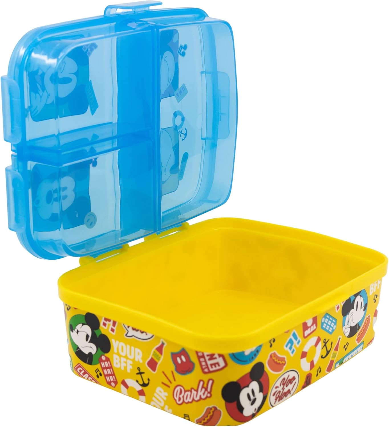 Disney Mickey Maus XL Brotdose mit mehreren Fächern
