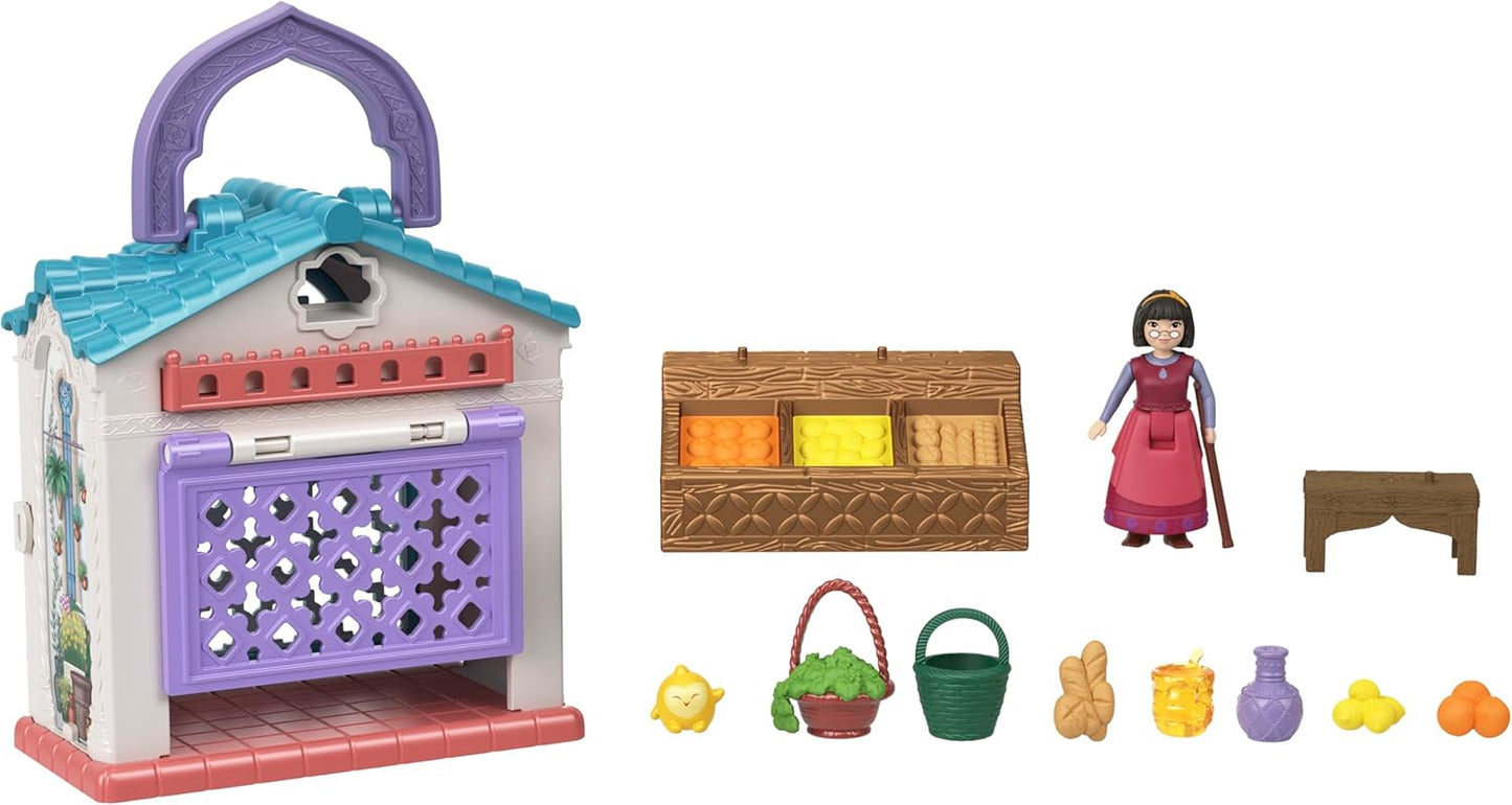 Disneys Wish Dahlias Marktplatz in Rosas Spielset