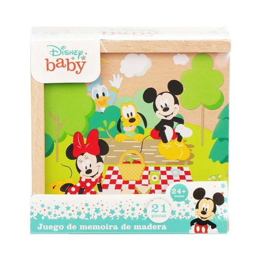 Disney Mickey Memory-Spiel Holzpuzzle