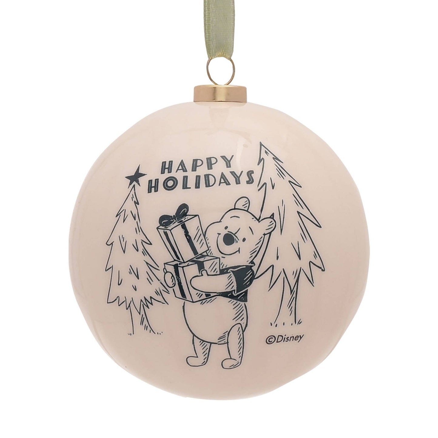 Disney Winnie Puuh Weihnachtskugeln, 12-teiliges Set