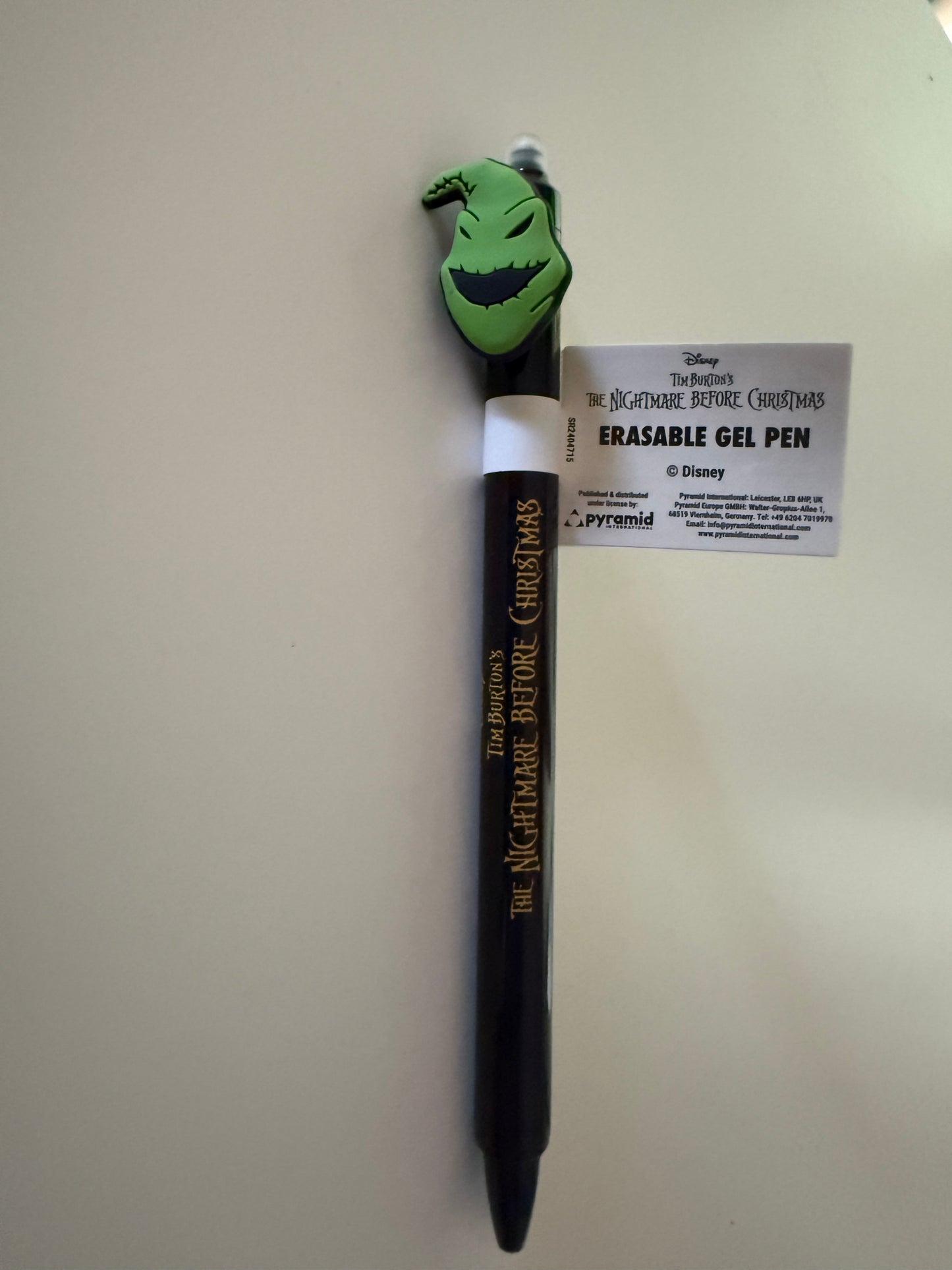 Nightmare before Christmas Radierbarer Gelstift Characters
