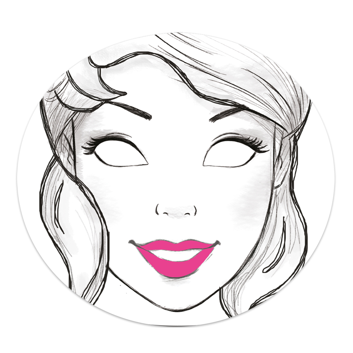 Gesichtsmaske DISNEY PRINZESSIN - DORNRÖSCHEN