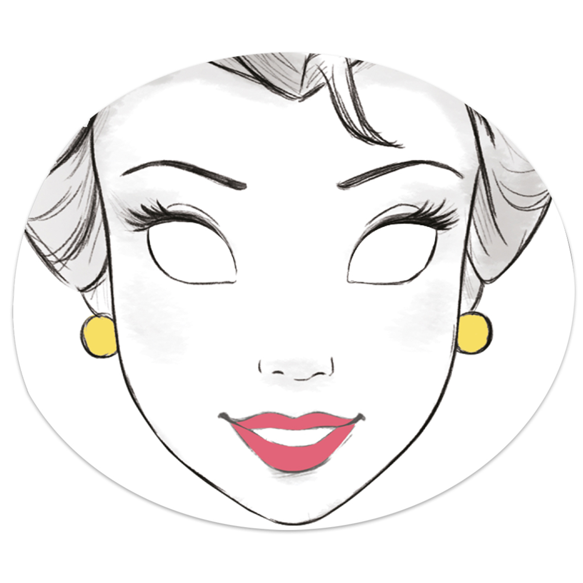 Gesichtsmaske DISNEY PRINZESSIN - BELLE