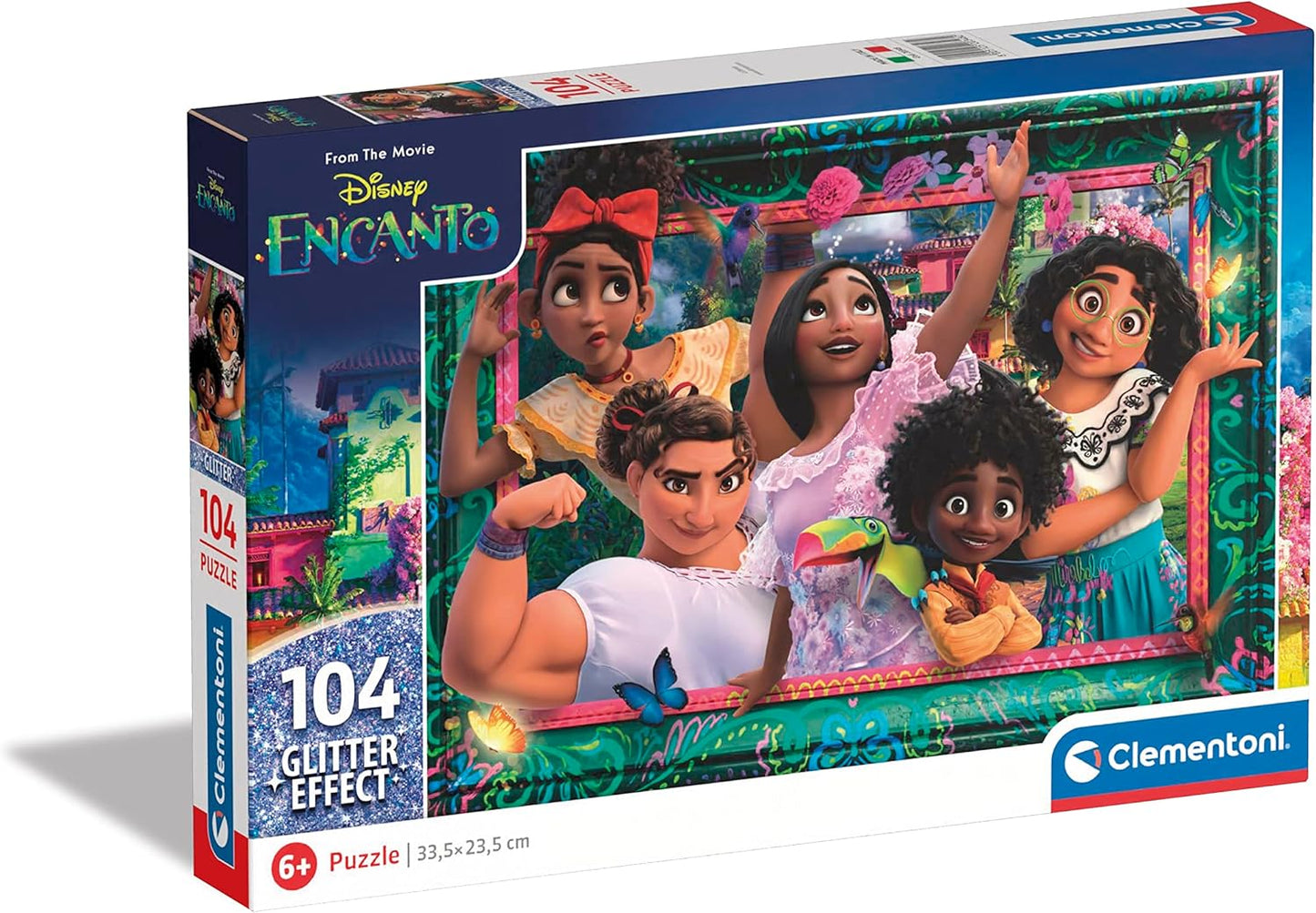 Clementoni 20348 Glitter Disney Encanto-Puzzle 104 Teile