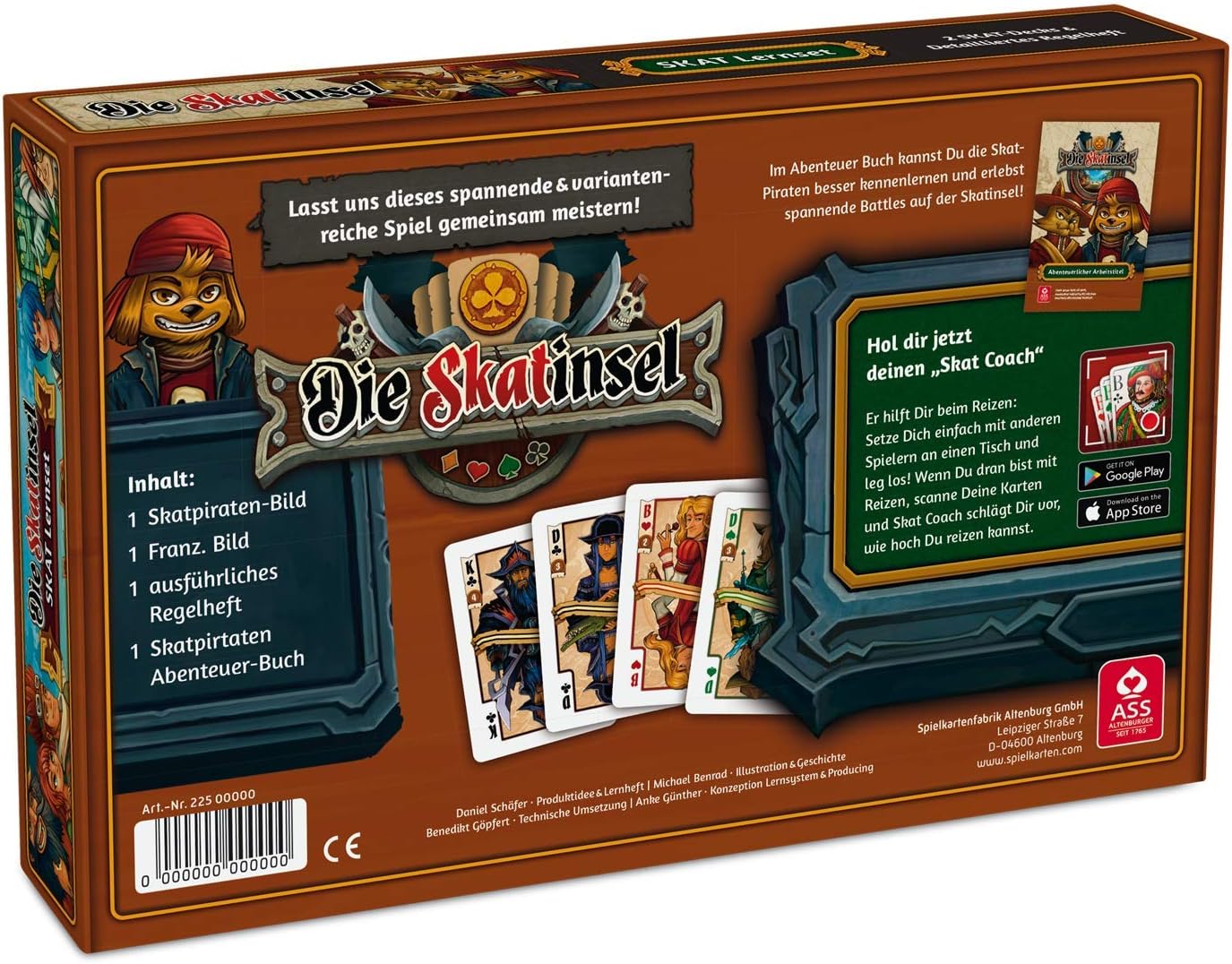 Die Skatinsel von ASS Skat Lernset
