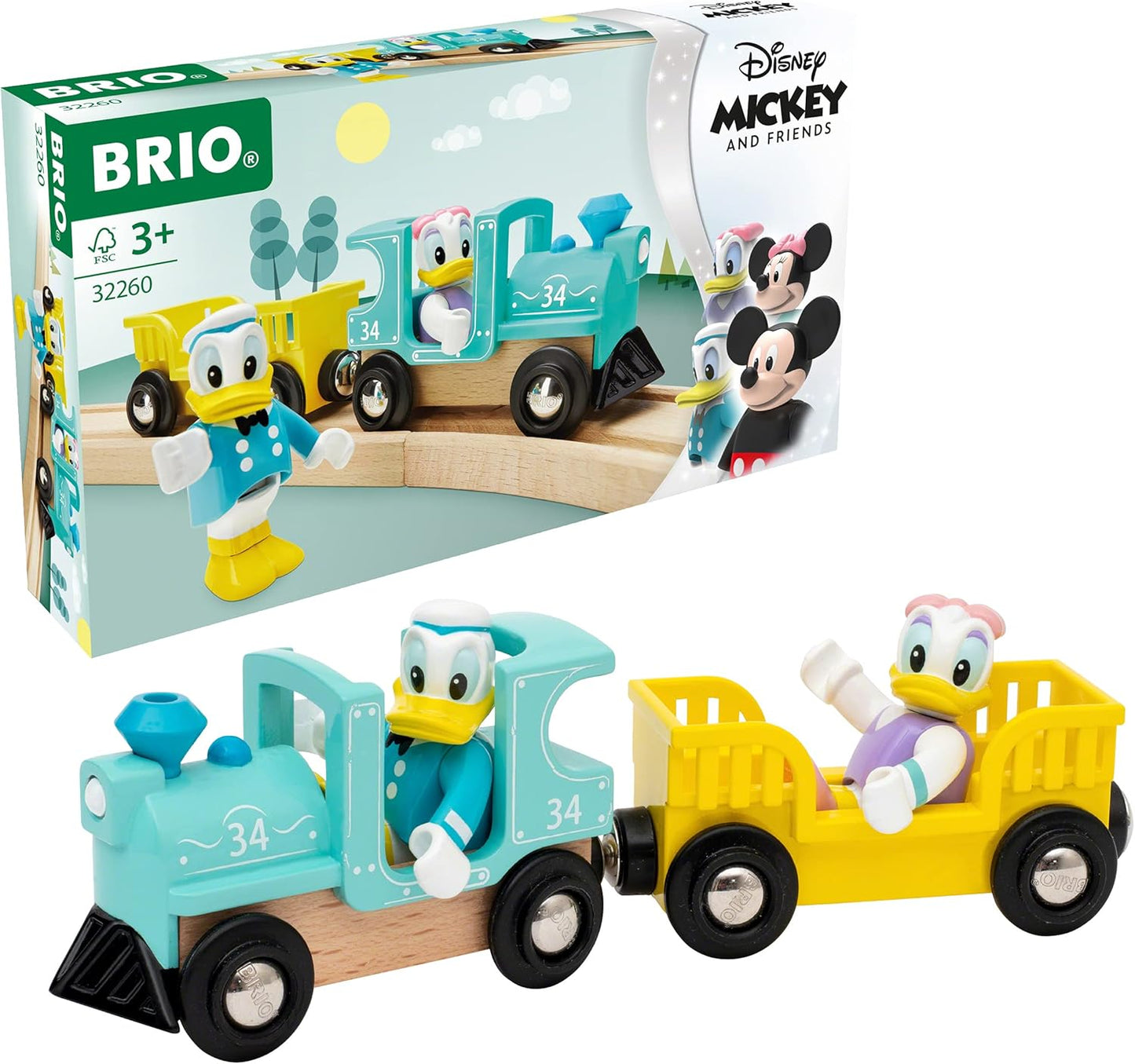 BRIO 32260 Donald & Daisy Duck Zug