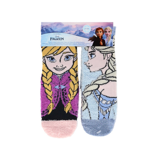 Disney Frozen 2er-Pack flauschige Anti-Rutsch Socken
