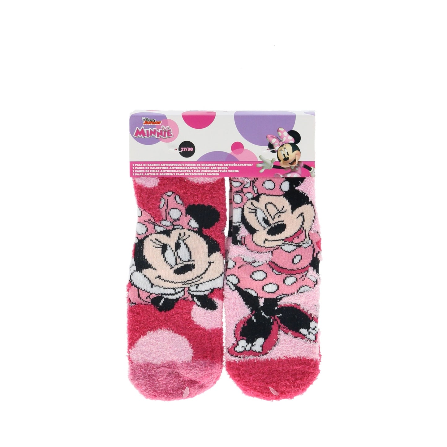 Minnie Mouse 2er-Pack flauschige Anti-Rutsch Socken