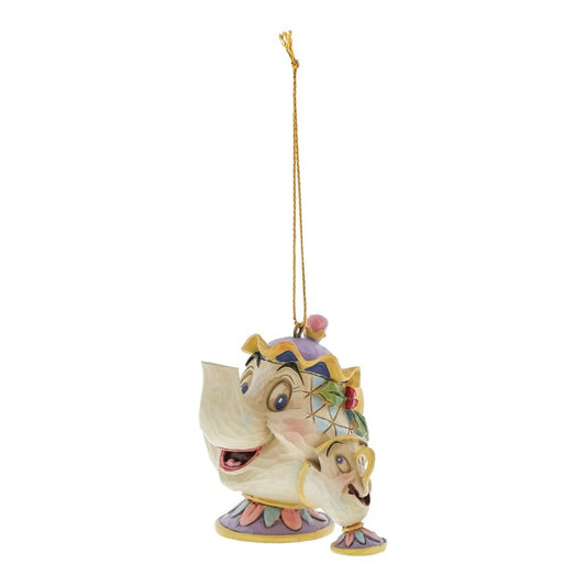 Figur Mrs Potts And Zip (Baumdekor)