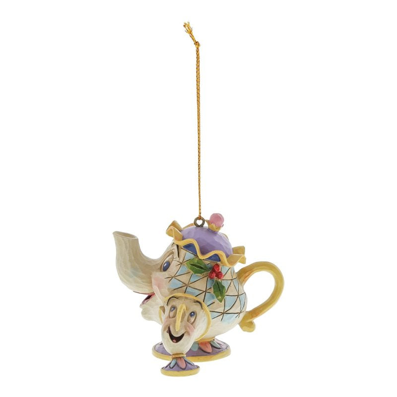 Figur Mrs Potts And Zip (Baumdekor)