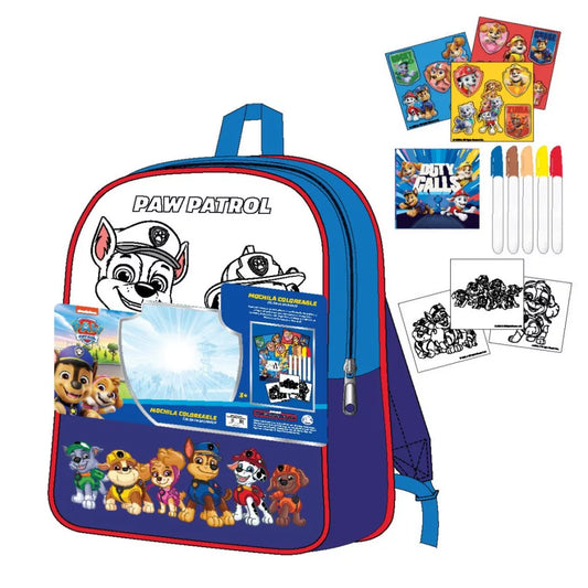 Paw Patrol  Rucksack zum ausmalen