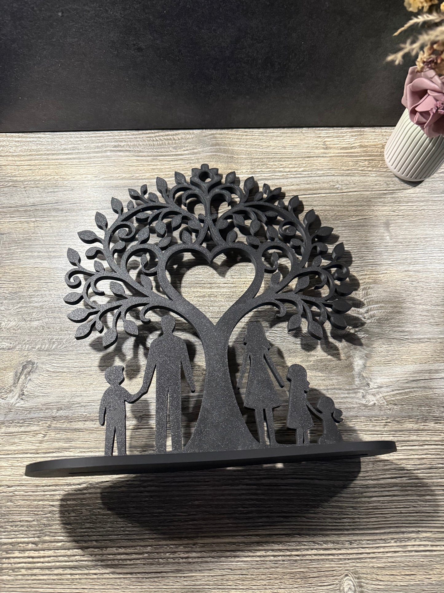 Schattenbaum mit Personen