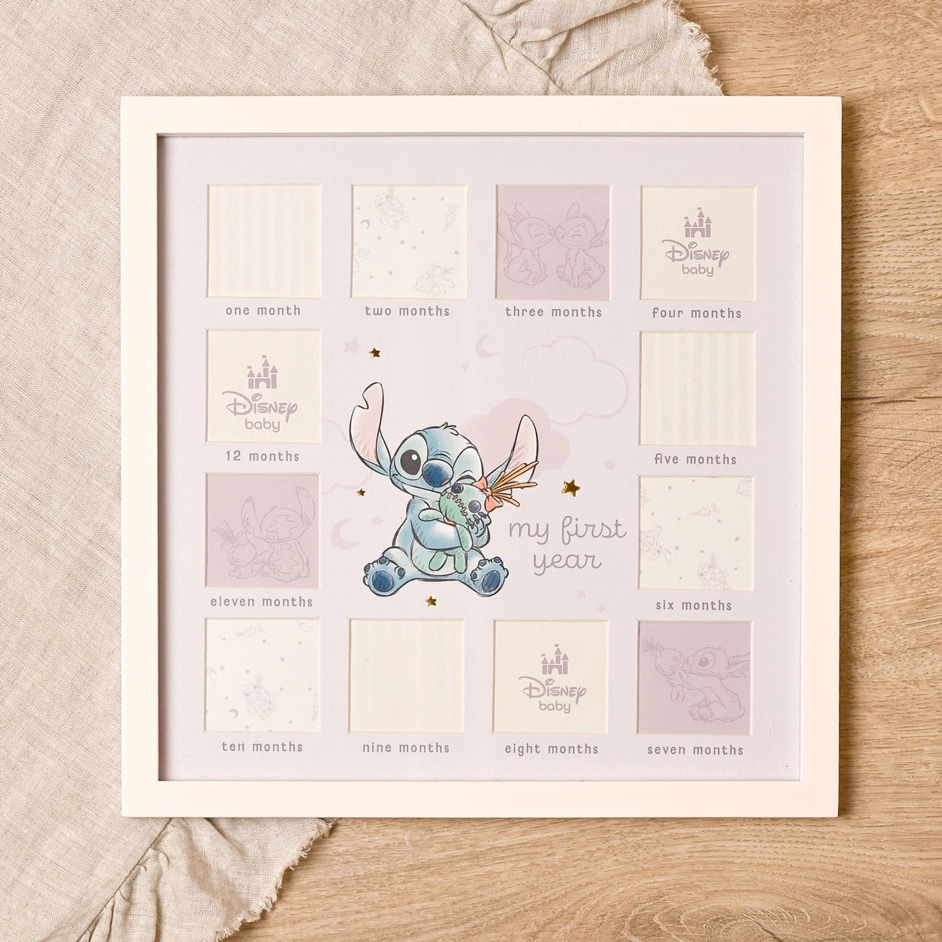 Stich Baby-Erstes-Jahr-Rahmen