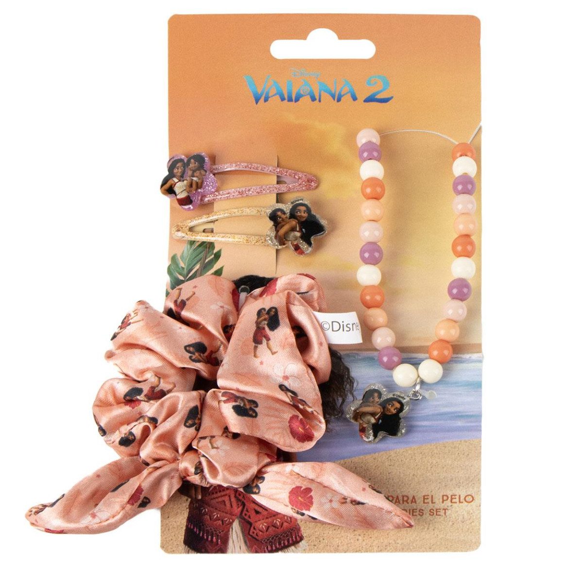 Vaiana Halskette und Haarschmuck Set