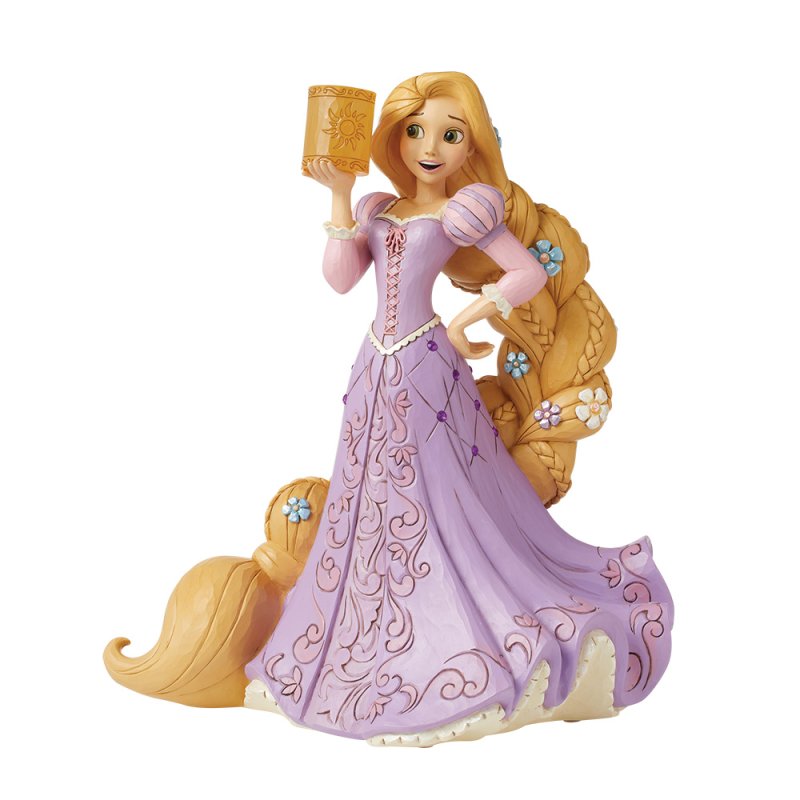 Vorbestellung Disney Traditions / Jim Shore Figur - Rapunzel Deluxe "A Daring Dreamer