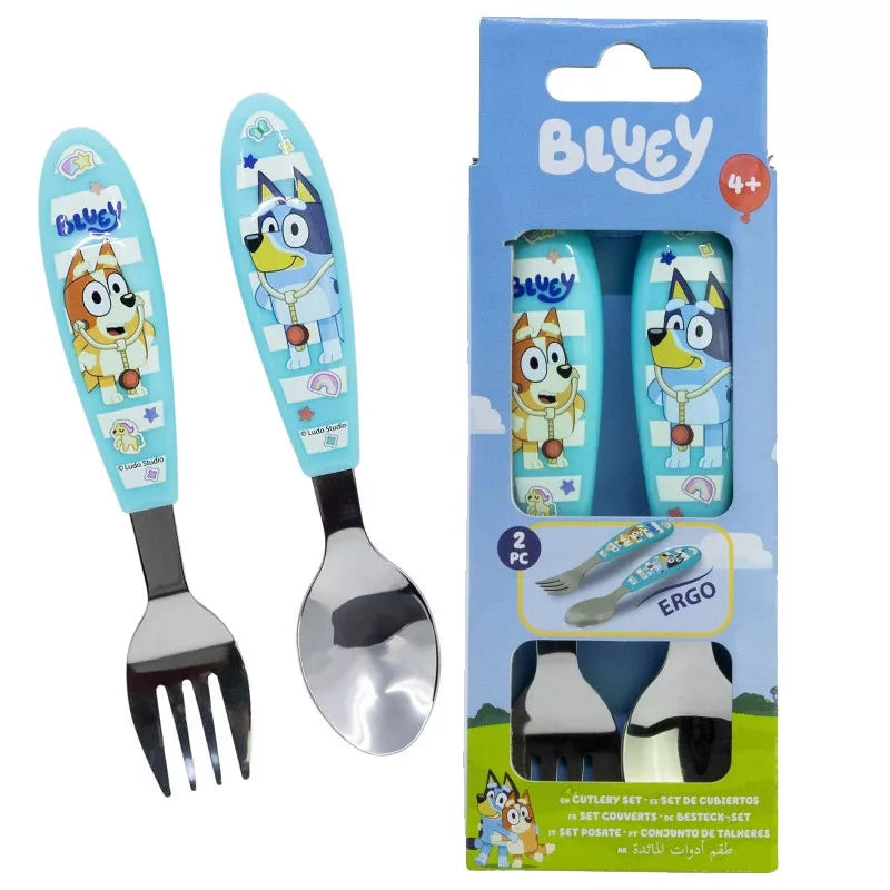 Bluey Metall ergonomisches Besteckset - 2-teilig