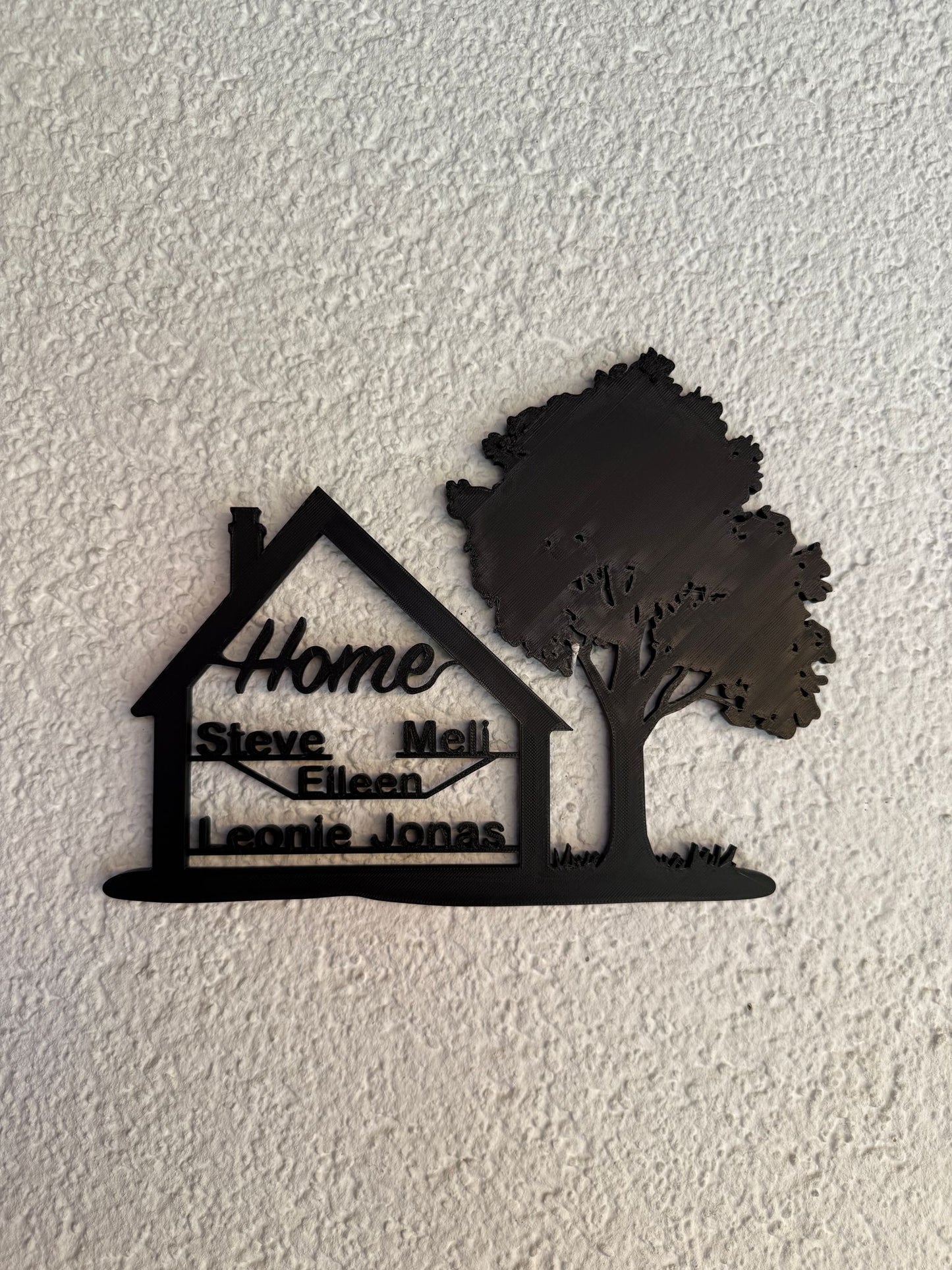 Home Wanddeko mit Namen Personlalisiert