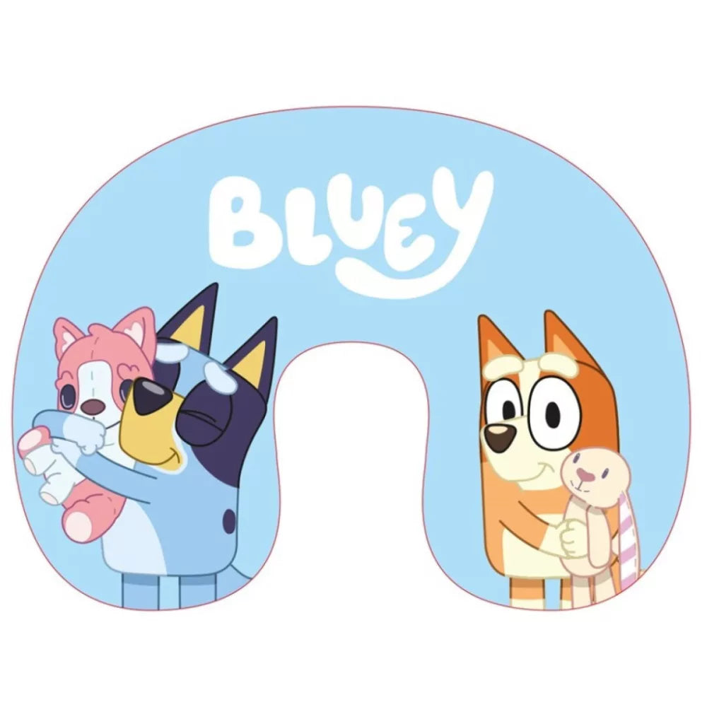 Vorbestellung Bluey Cuddle Buddy Reisekissen, Nackenkissen