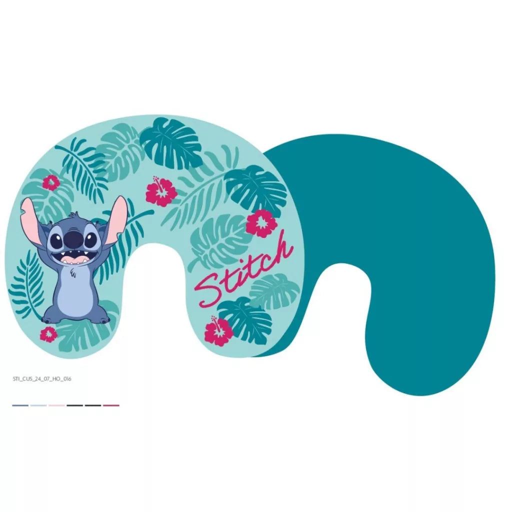 Vorbestellung Disney Lilo und Stitch Hibiscus Reisekissen, Nackenkissen