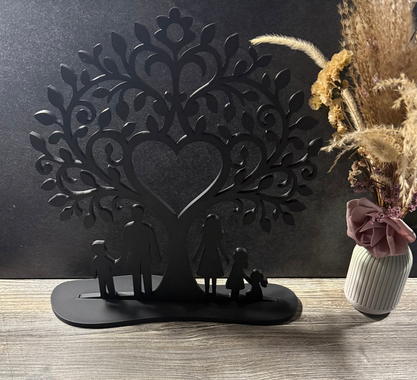 Schattenbaum mit Personen