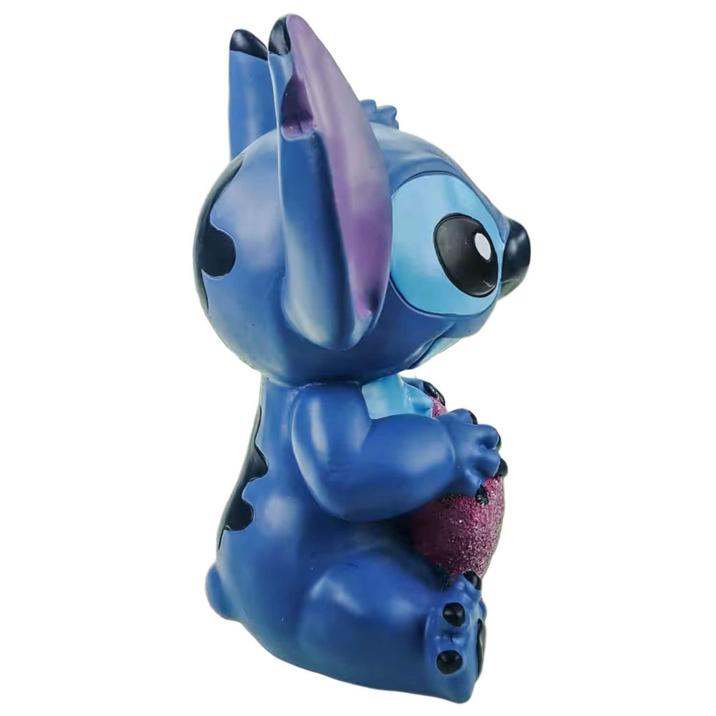 Gartenfigur Stitch mit Herz Wetterfeste