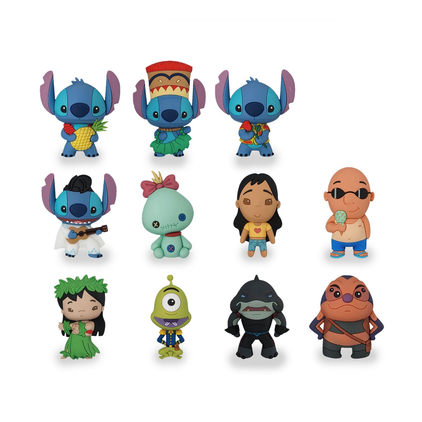 Vorbestellung Lilo & Stich 3D PVC-Taschenanhänger Stich Series 2