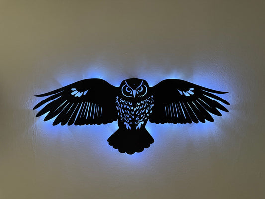Motiv Puzzle Lampe Eule 3D