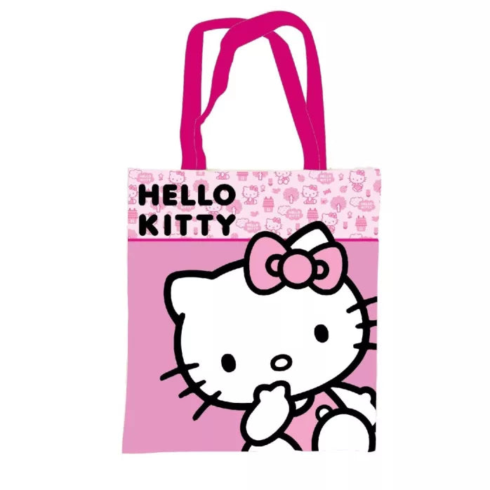Hello Kitty Pink Stofftasche Einkaufstasche