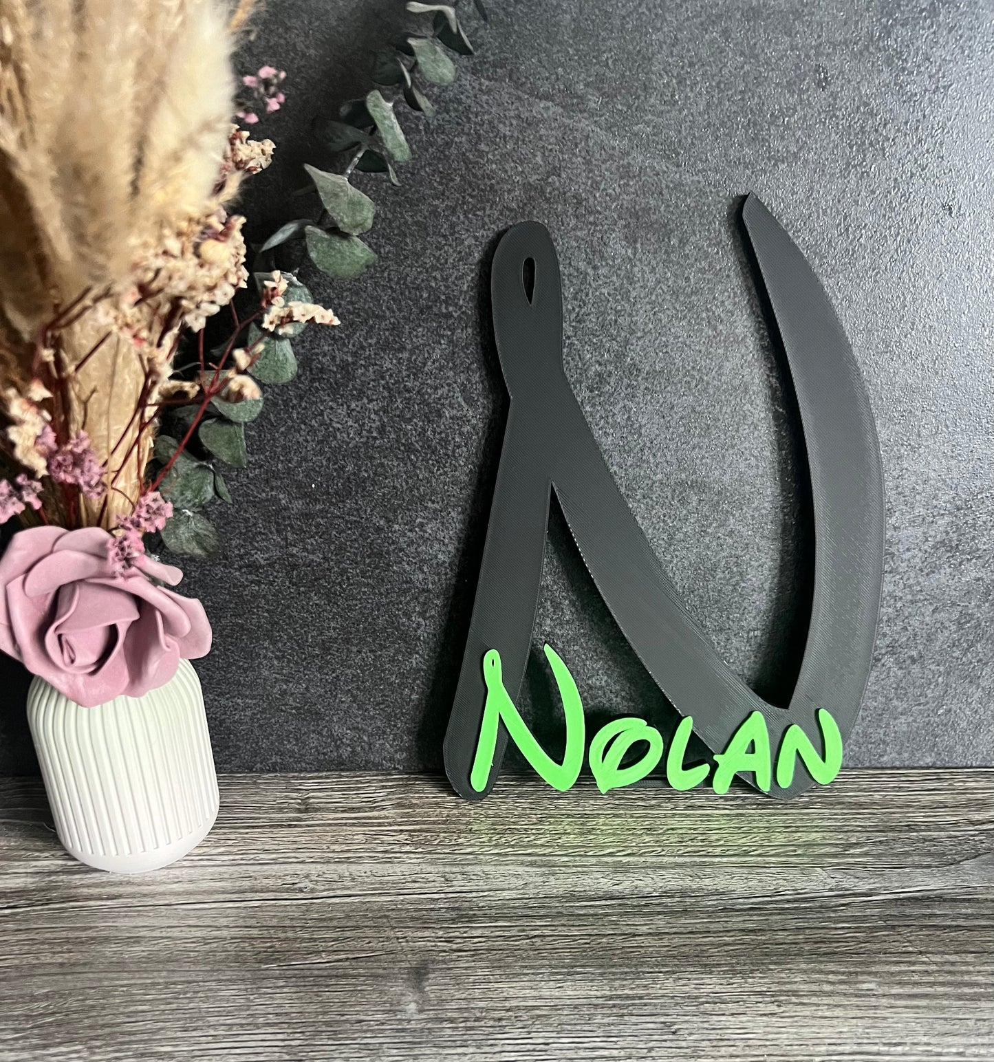 Personalisiertes Schild in 3D Optik