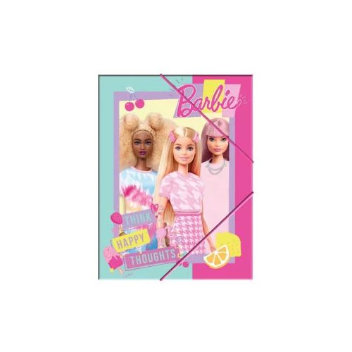 Barbie Happy Thoughts A/4 Mappe mit Gummiband