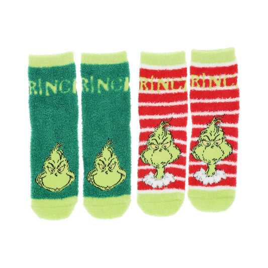 Der  Grinch 2er-Pack flauschige Socken