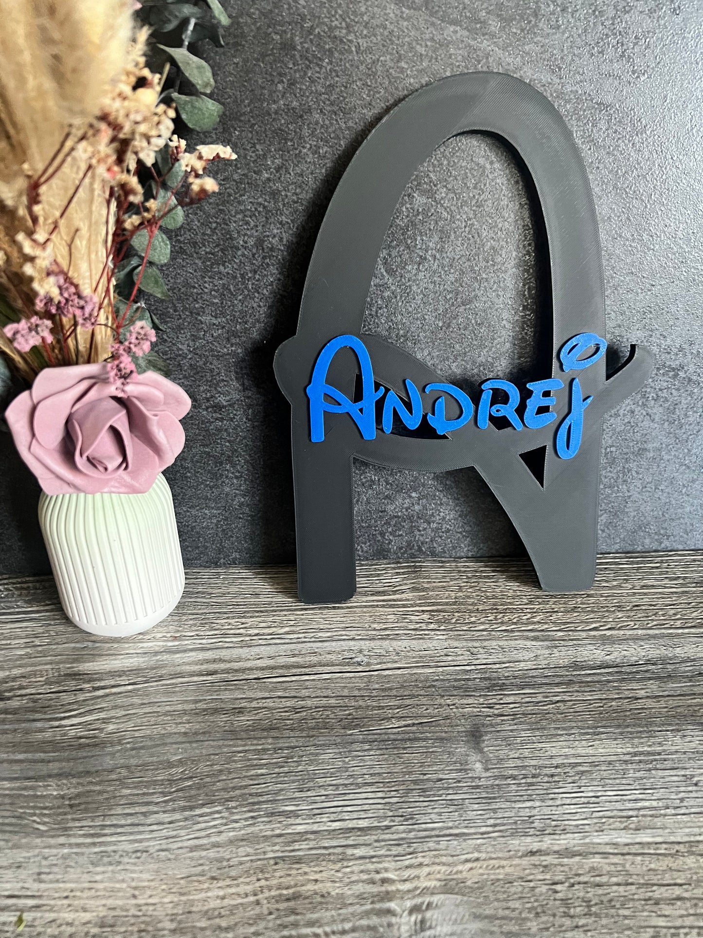 Personalisiertes Schild in 3D Optik
