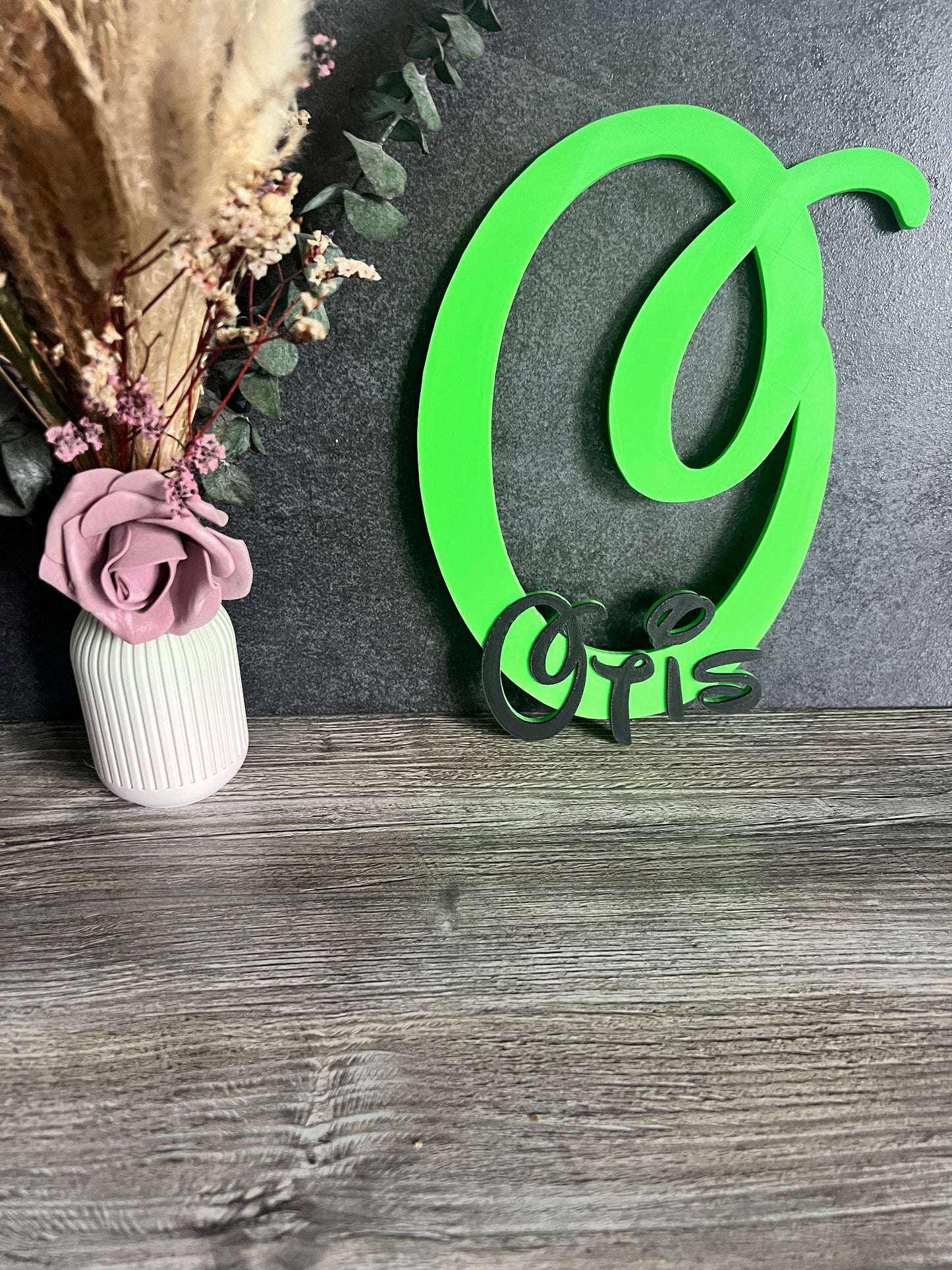 Personalisiertes Schild in 3D Optik