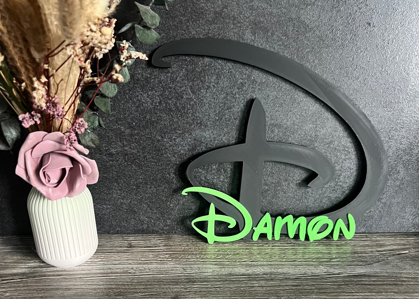 Personalisiertes Schild in 3D Optik