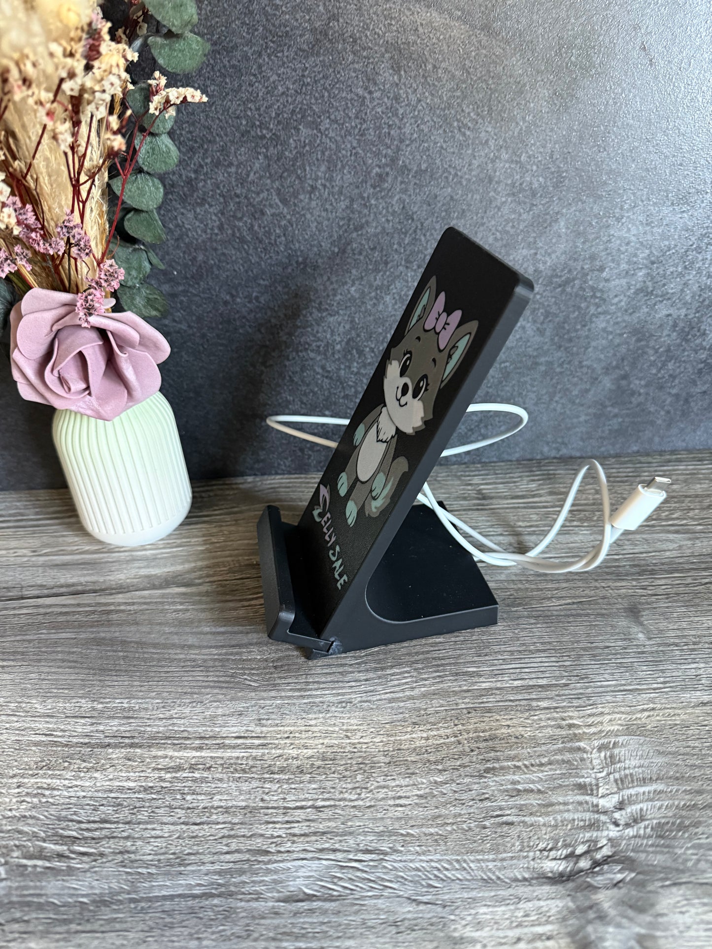 Elly Handyhalter mit Induktionsladefunktion