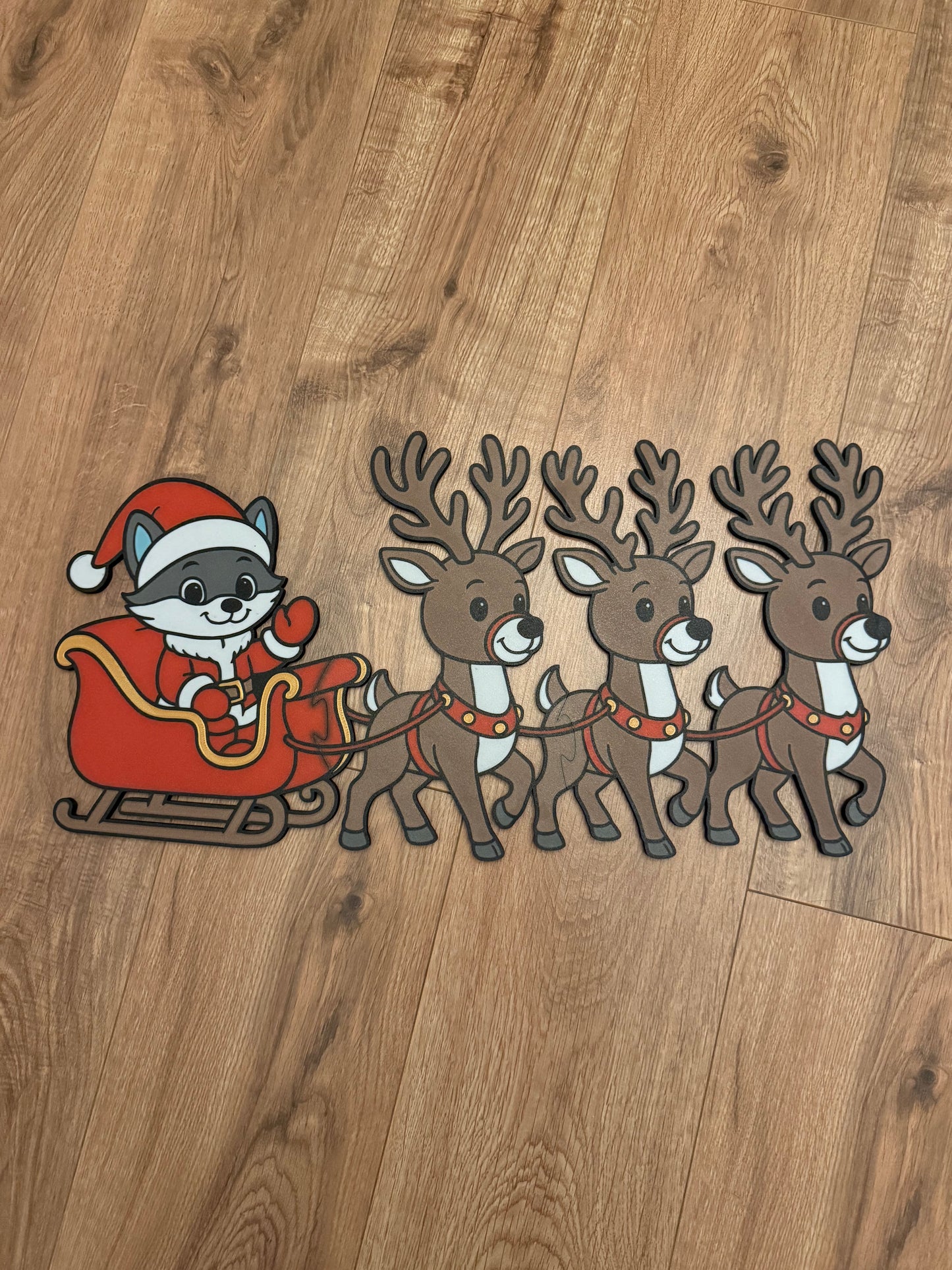 Vorbestellung Elly mit Rentierschlitten Weihnachtsfigur