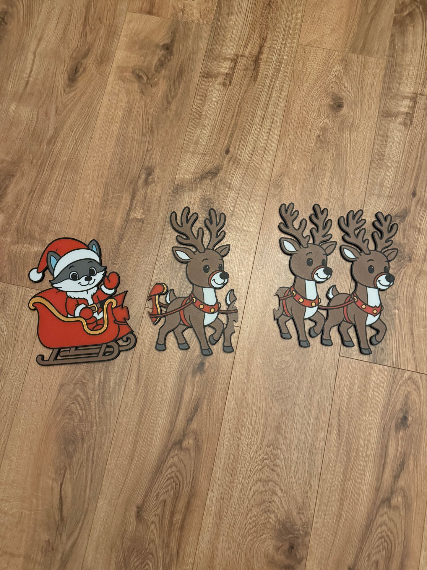 Vorbestellung Elly mit Rentierschlitten Weihnachtsfigur