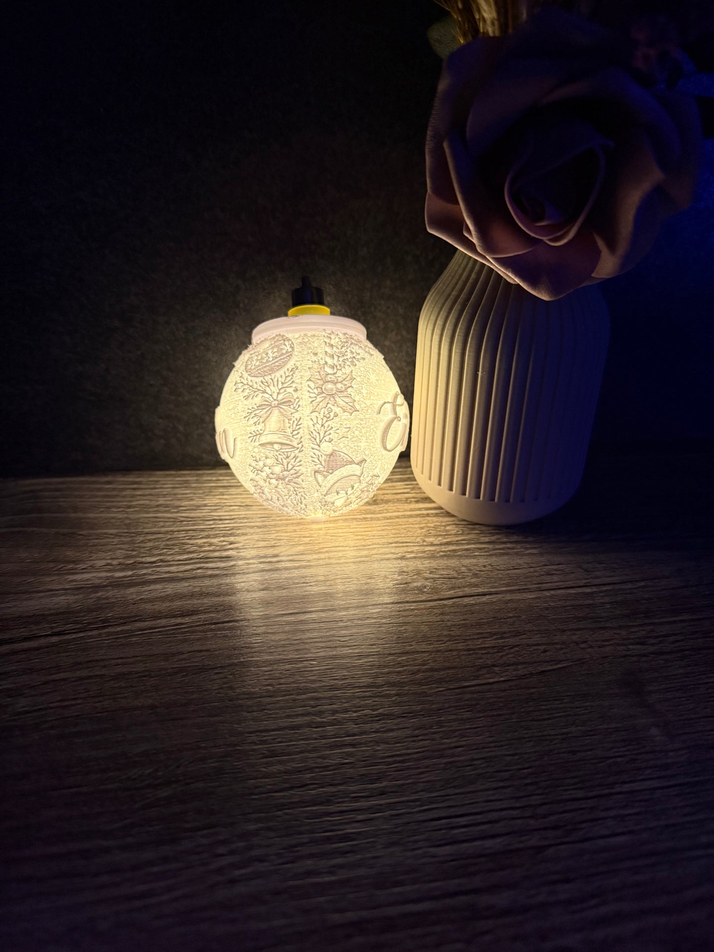 LED Weihnachtskugel mit Namen