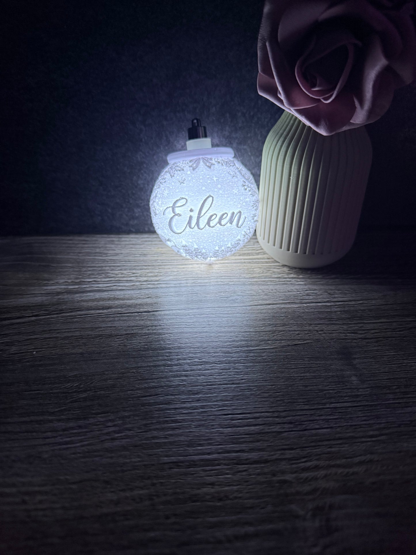 LED Weihnachtskugel mit Namen