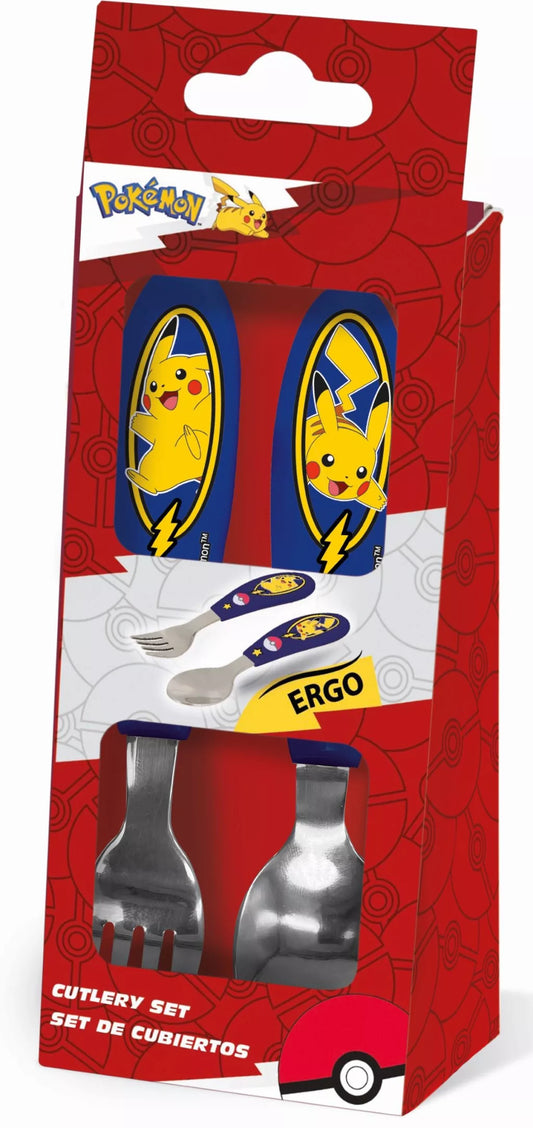 Pokémon Lightning Metall-Ergo-Besteckset - 2-teilig