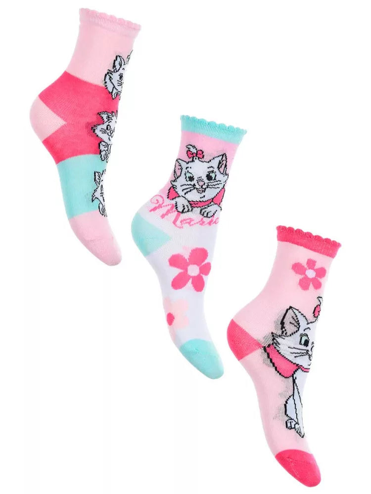 3er-Pack Disney Marie Kinder Socken