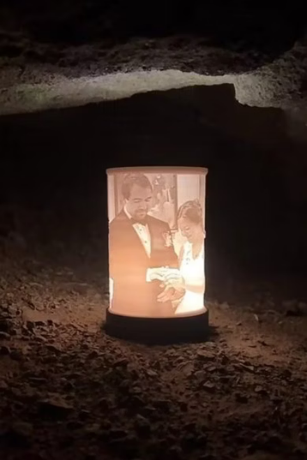 LED Tisch Lampe Personalisiert