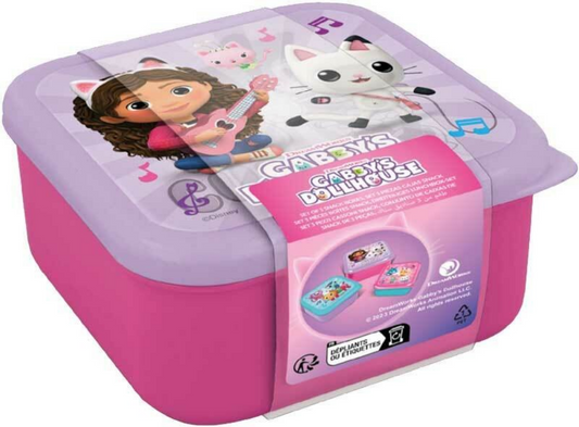 Gabbys Dollhouse Snackbox 3er Set
