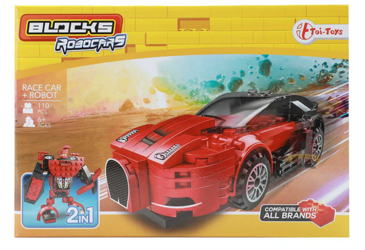 Robocars rot 2 in1
