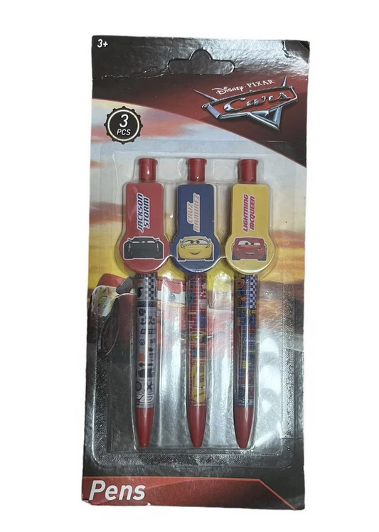Disney cars 3 er Set Kugelschreiber