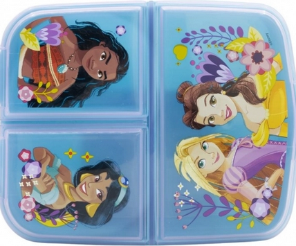 Disney Prinzessinnen Lunchbox- Brotdose mit 3 Fächern