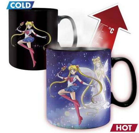 Sailor Moon - Thermoeffekt Tasse King Size "Sailor & Chibi"