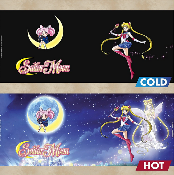 Sailor Moon - Thermoeffekt Tasse King Size "Sailor & Chibi"